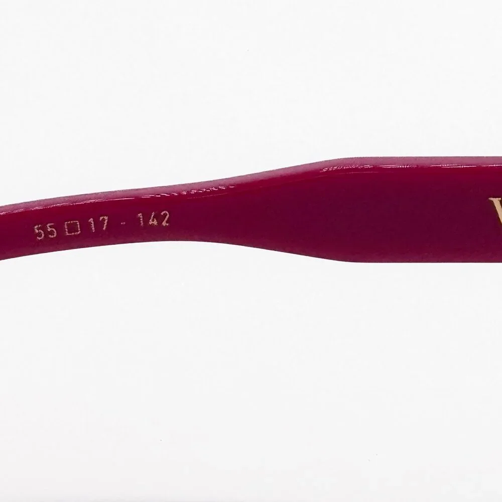 NEW VALENTINO V-GOLDCUT VLS-113C PINK WOMEN CAT EYE SUNGLASSES VALENTINO